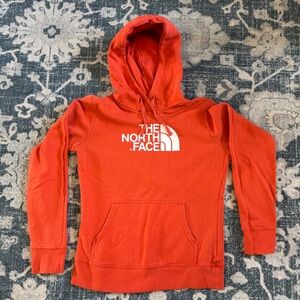 The North Face Orange Cotton Hoodie Women’s Small